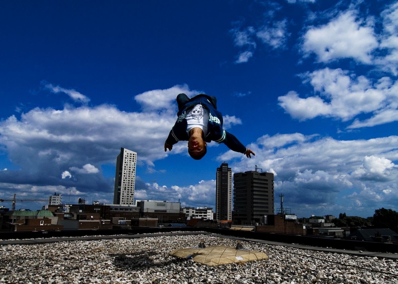 parkour sky city travel business outdoors architecture building skyline skyscraper urban cloud cityscape water