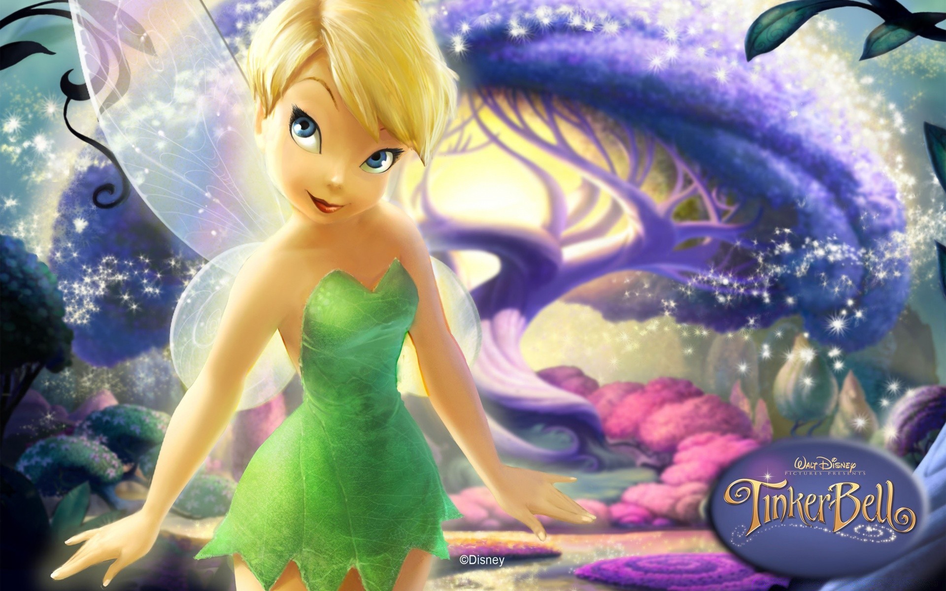 tinker bell art illustration fun bright fantasy design