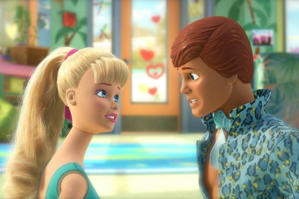 Barbie et Ken. Toy Story