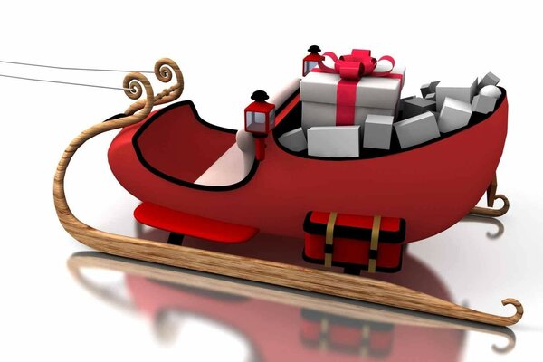 Santa Claus s New Year s Sleigh