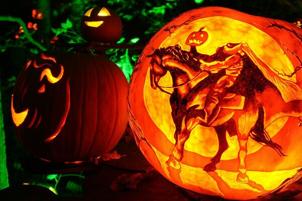 Headless Horseman mystic pumpkin forest