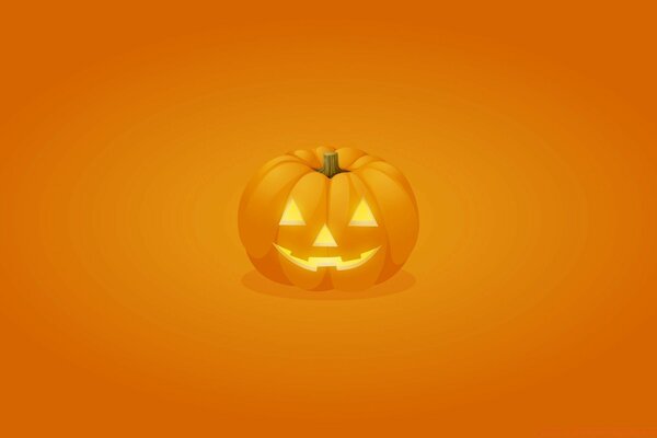 Vector calabaza linda Halloween