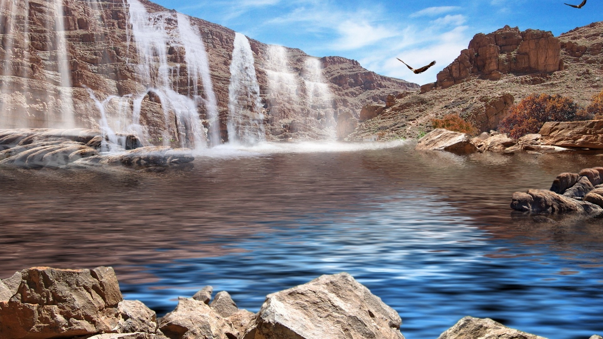 cascadas agua viajes paisaje naturaleza roca al aire libre río cielo escénico montañas