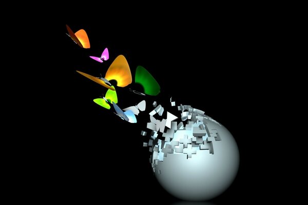 Figura geométrica bola de quebra-cabeça