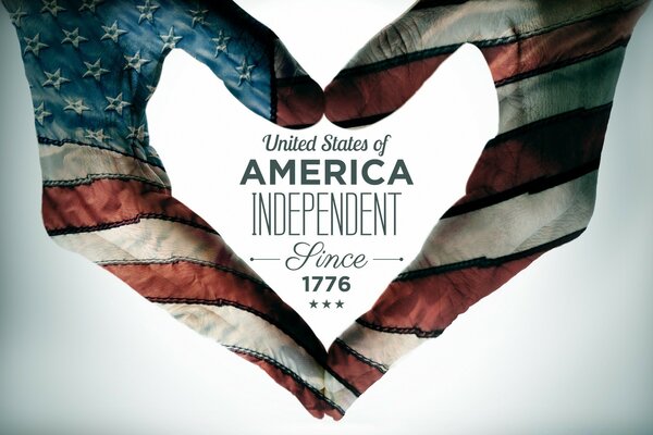 A heart for Independence Day