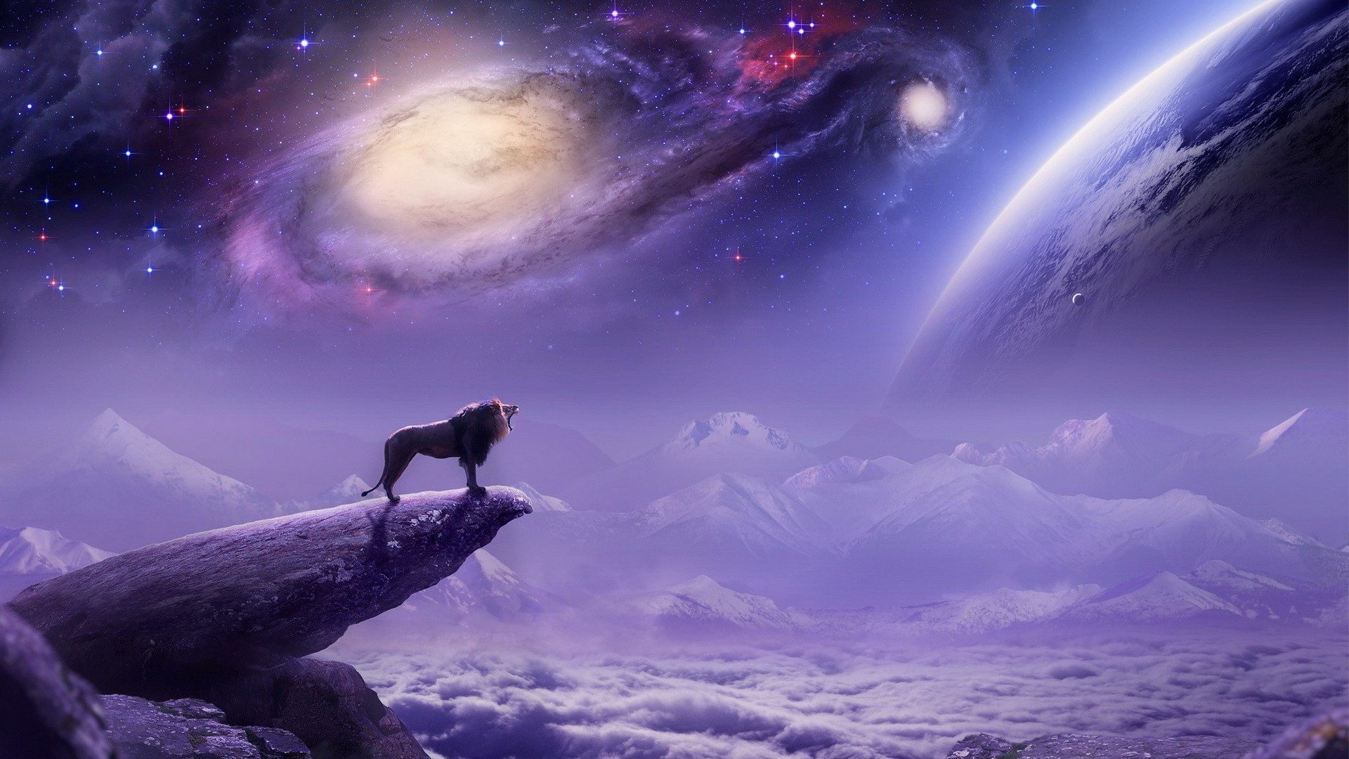 magical animals moon sky dawn sunset astronomy evening planet light sun dusk exploration water ocean landscape