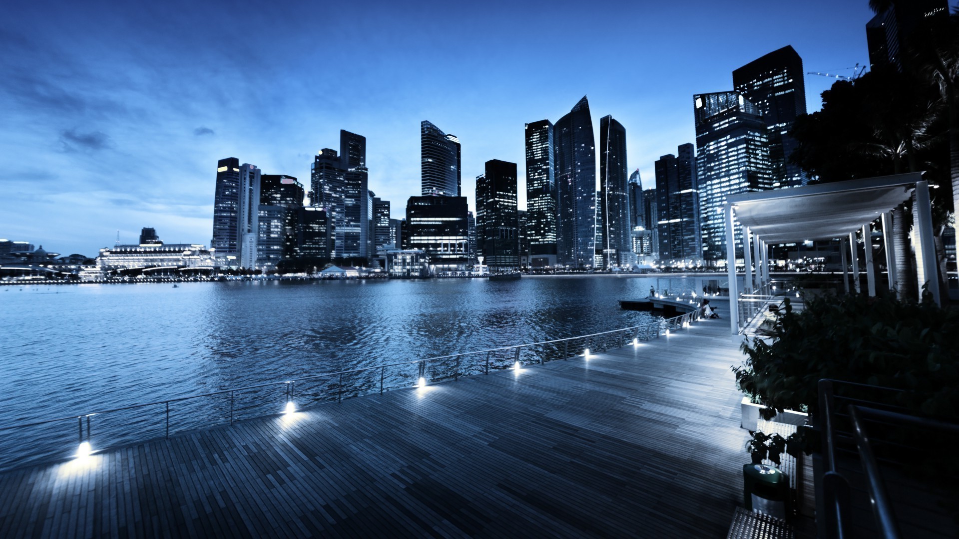 stadt wolkenkratzer innenstadt skyline architektur stadt haus städtisch büro reisen dämmerung reflexion himmel uferpromenade modern wirtschaft fluss wasser hafen