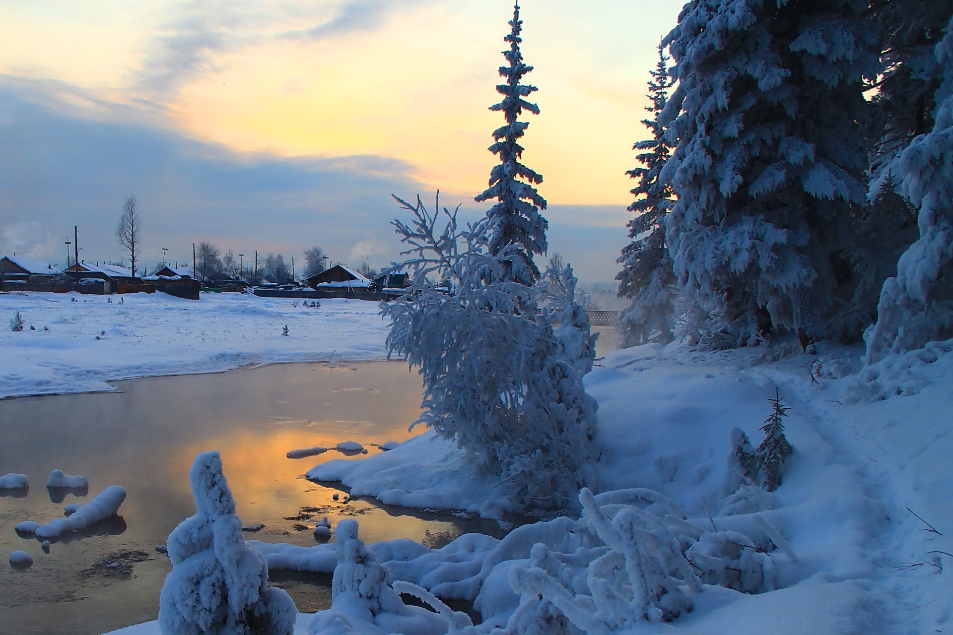 rivières étangs et ruisseaux étangs et ruisseaux neige hiver glace gel froid congelé paysage givré eau météo aube à l extérieur scénique arbre nature