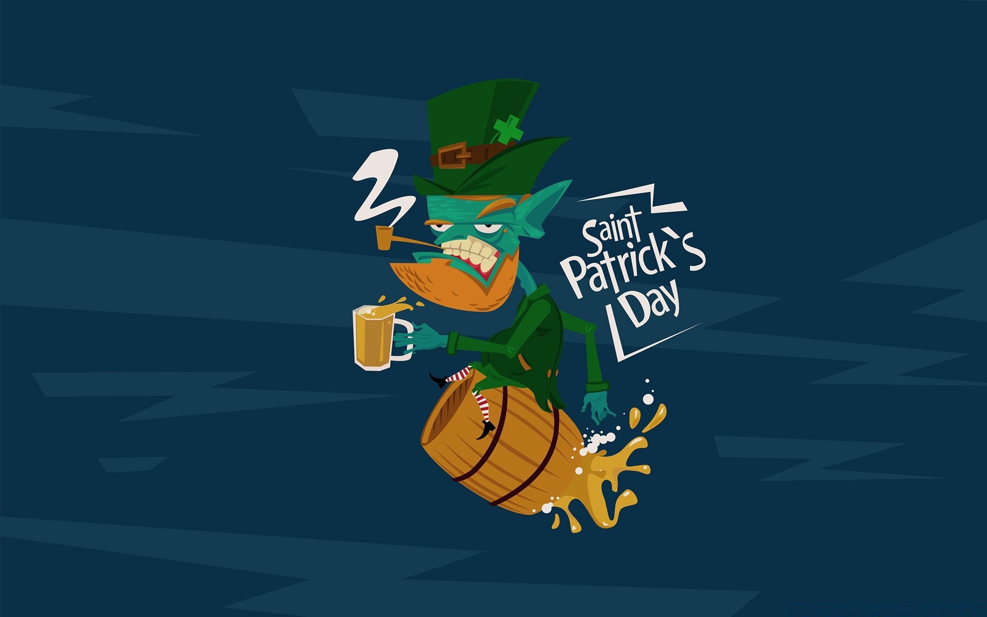 st. patrick s day illustration vektor mann