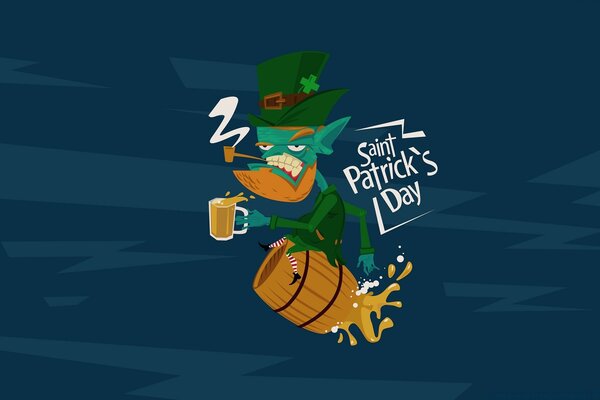 Ein grafisches Bild zum St. Patrick s Day