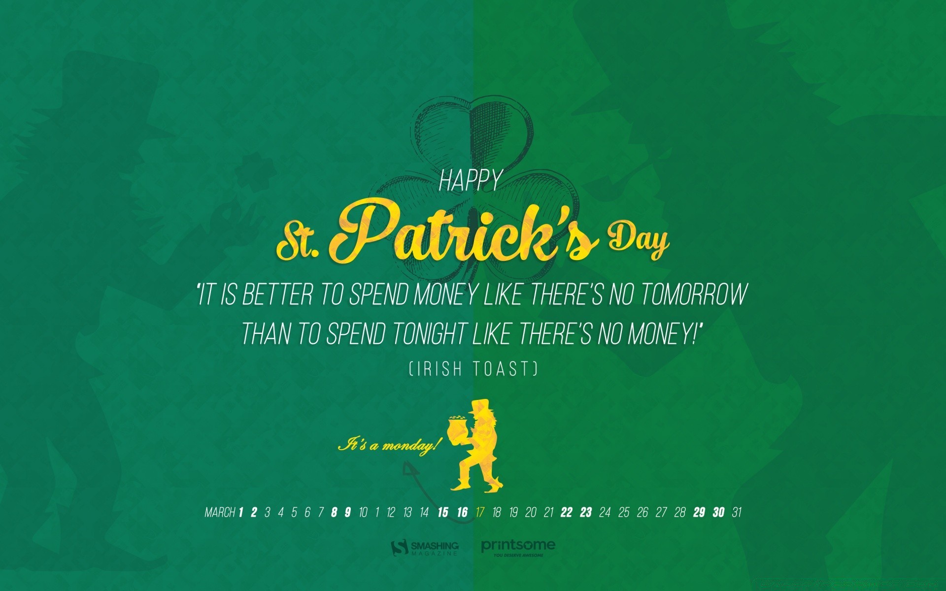 st. patrick s day horizontal tapete papier illustration abstrakt kreativität