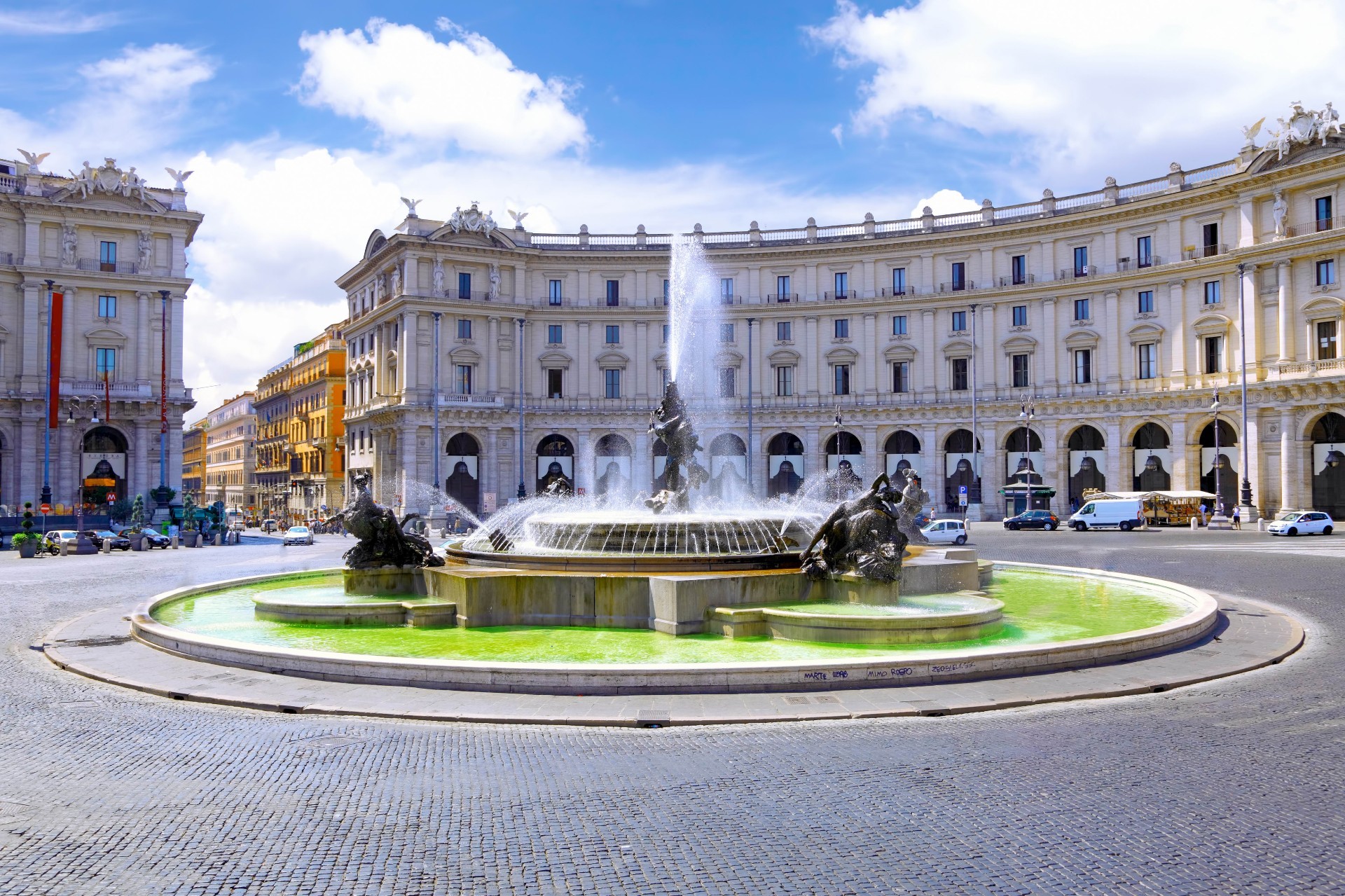 fountains architecture fountain building travel city square landmark tourism urban sky old sight street castle outdoors monument historic culture town imperial