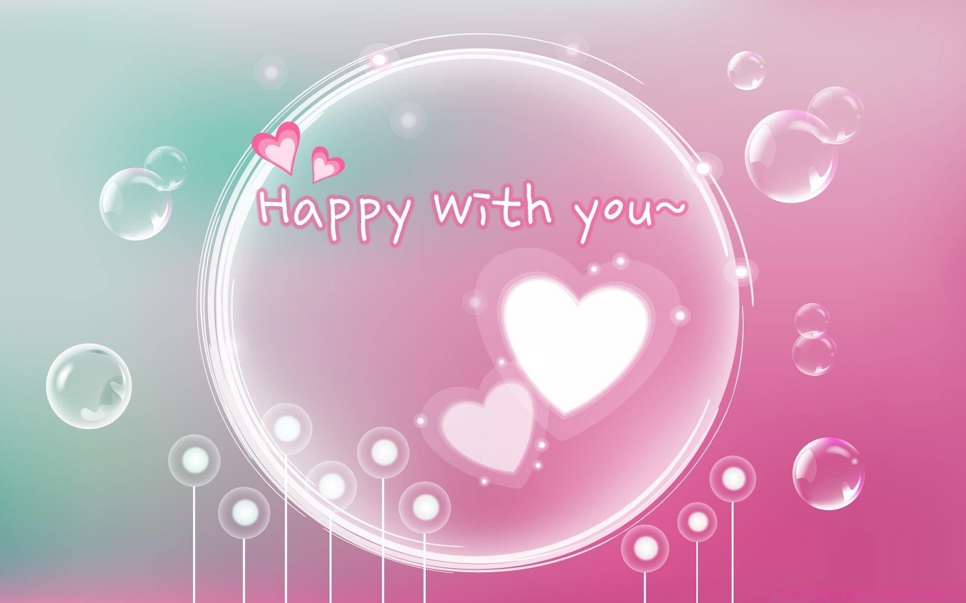 valentine s day illustration bubble shining abstract round saponaceous bright water desktop design drop clean soap turquoise light vector wet wallpaper color