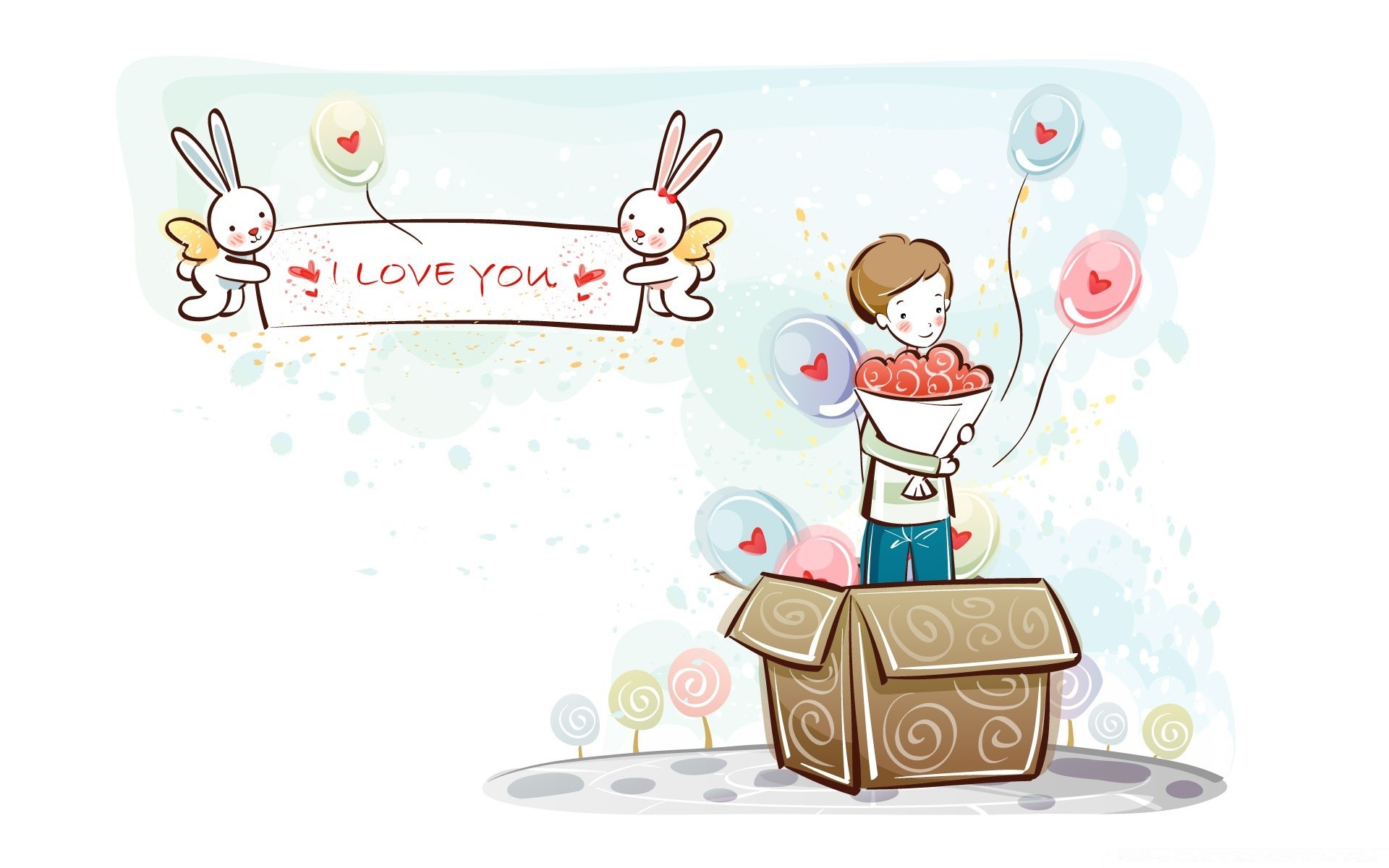 valentine s day illustration sketch birthday vector card desktop