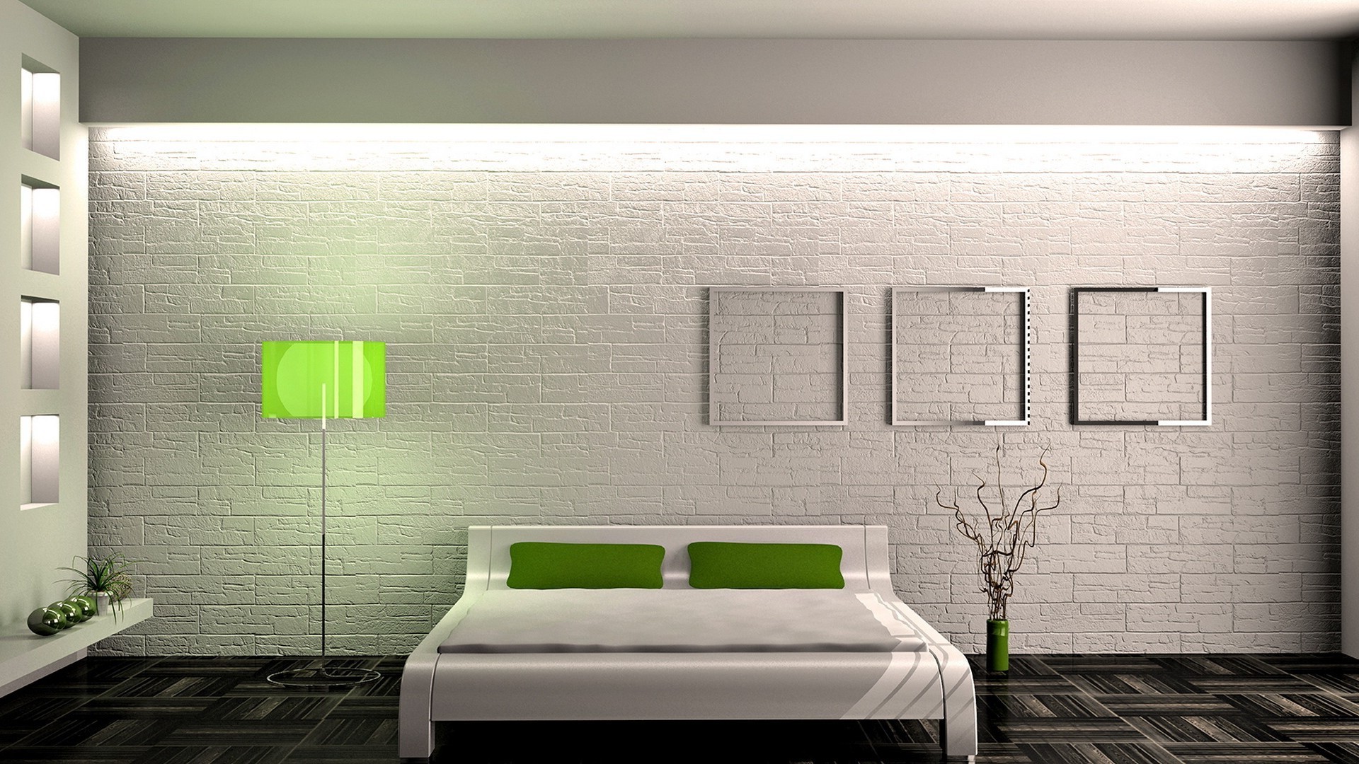 schlafzimmer zimmer innen möbel wohnung familie drinnen haus wände modern fenster lampe licht minimalismus minimalistisch modern sofa luxus wohn- platz