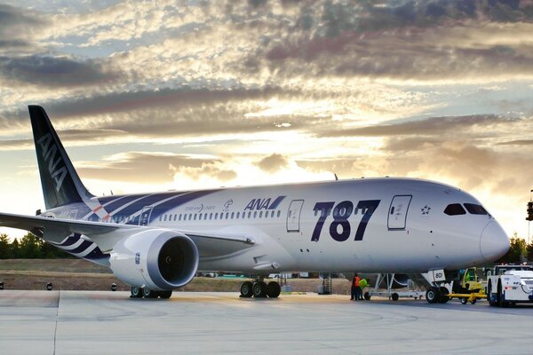 Plane, at the airport, located in the parking lot