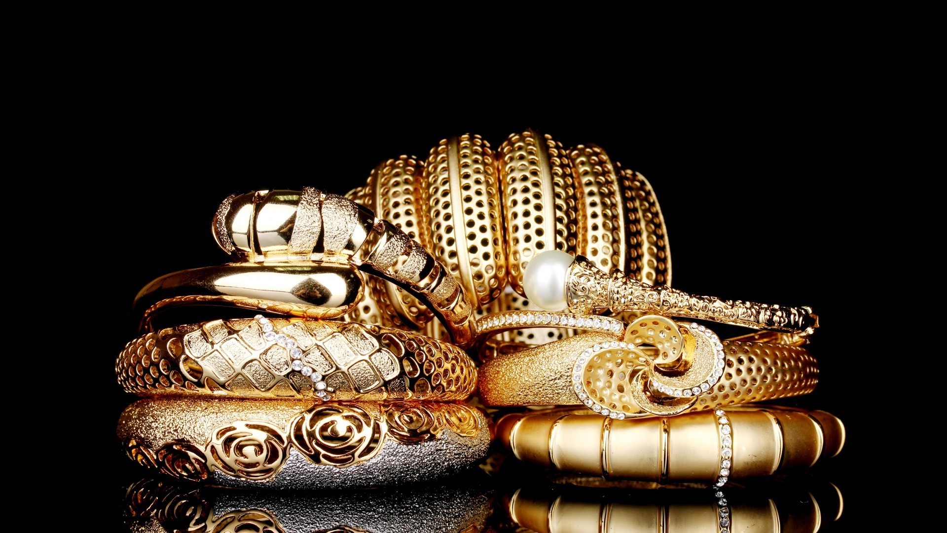 creative gold decoration desktop luxury old antique jewelry ancient traditional shining