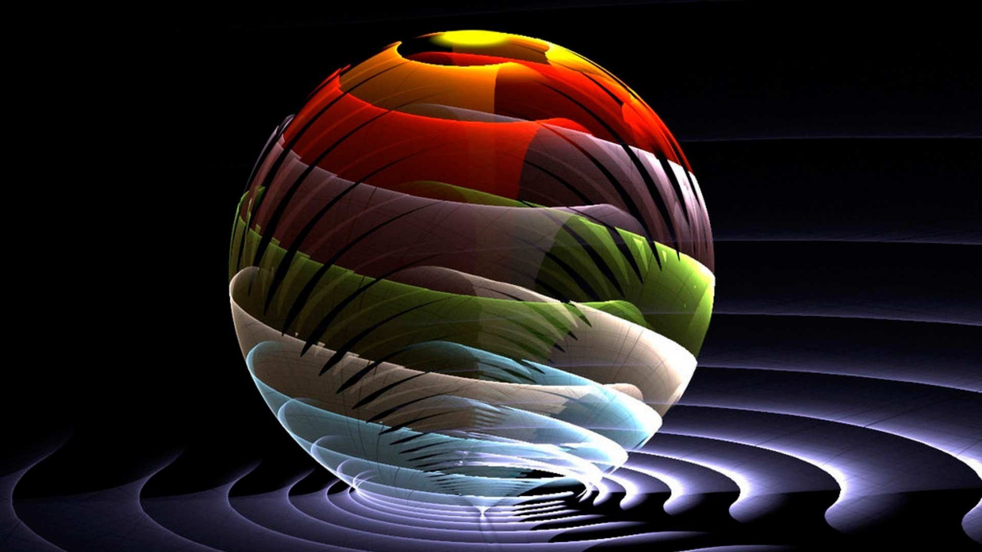 geometrische formen desktop ball abstrakt farbe