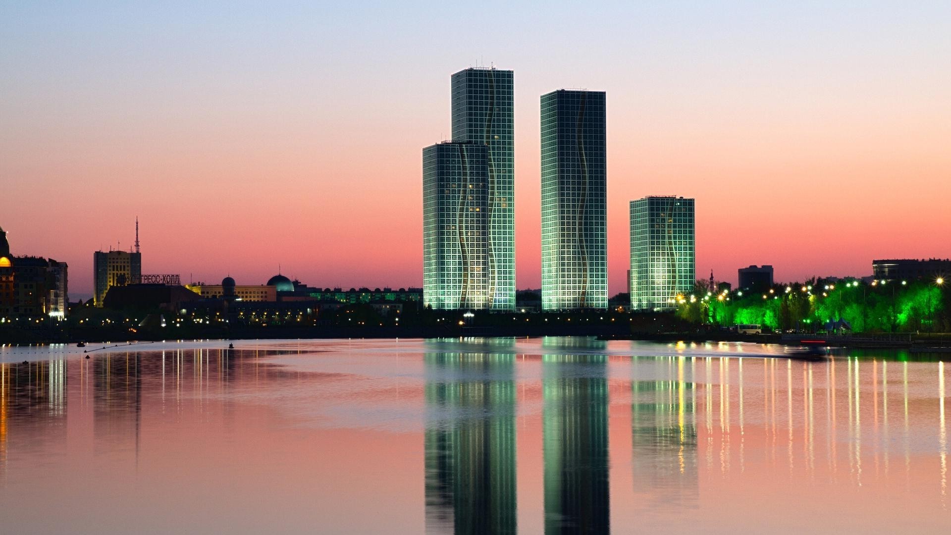 arranha-céus arquitetura cidade reflexão centro da cidade skyline cidade rio céu crepúsculo arranha-céu moderno água casa beira-mar pôr do sol urbano escritório negócios viagens