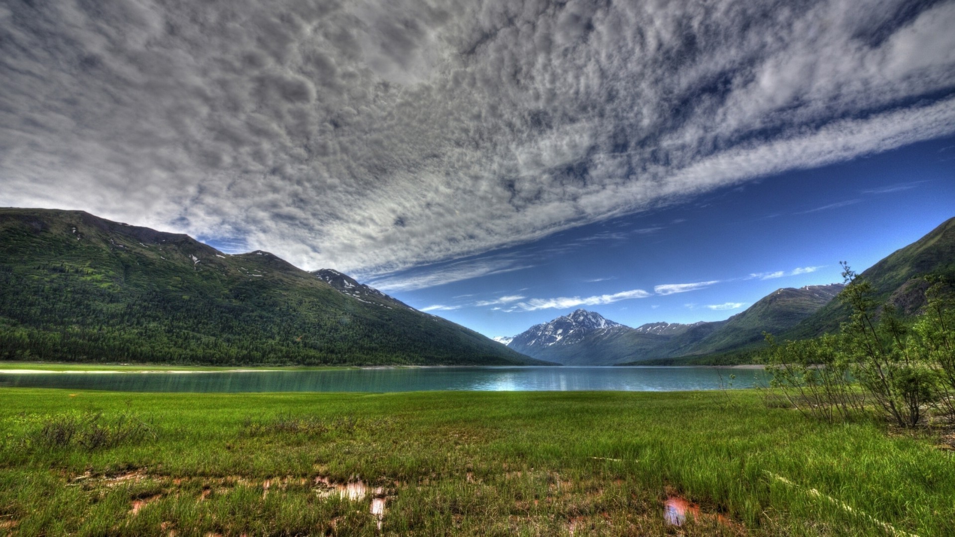 see landschaft berge reisen wasser himmel im freien natur tal landschaftlich gras hügel