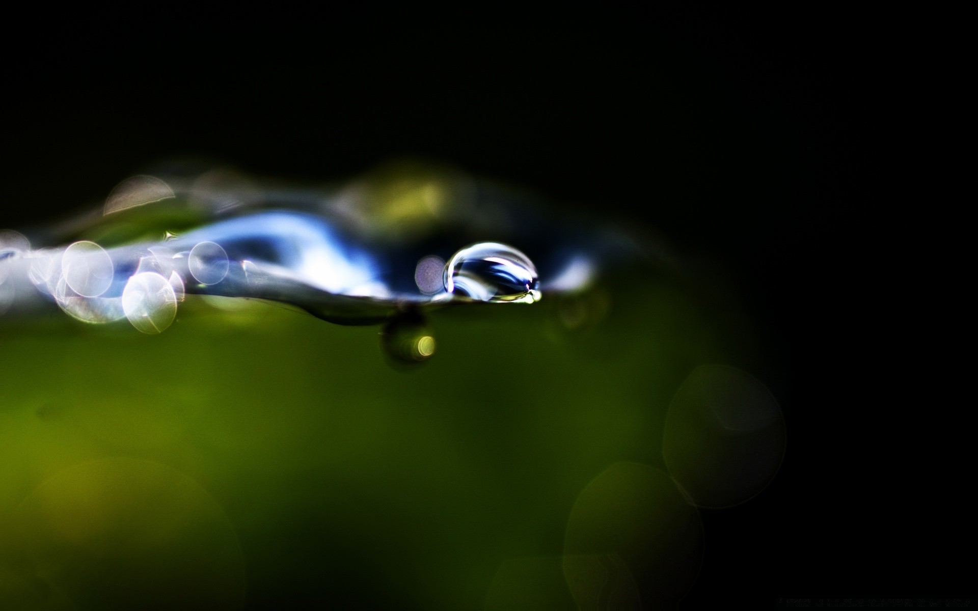 macro motion drop water abstract rain wave desktop light color ring droplet