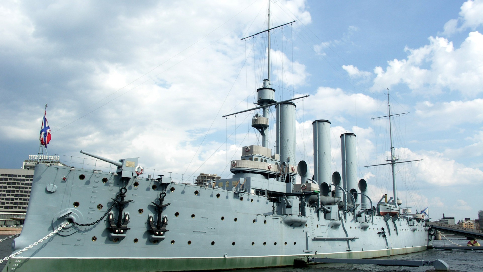 the cruiser aurora military navy ship watercraft warship battleship war vehicle transportation system army weapon naval radar water boat combat aircraft technology sky