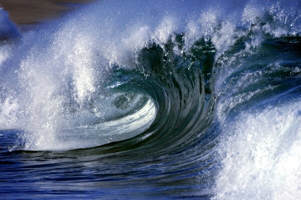 Grosse vague, surf, tempête