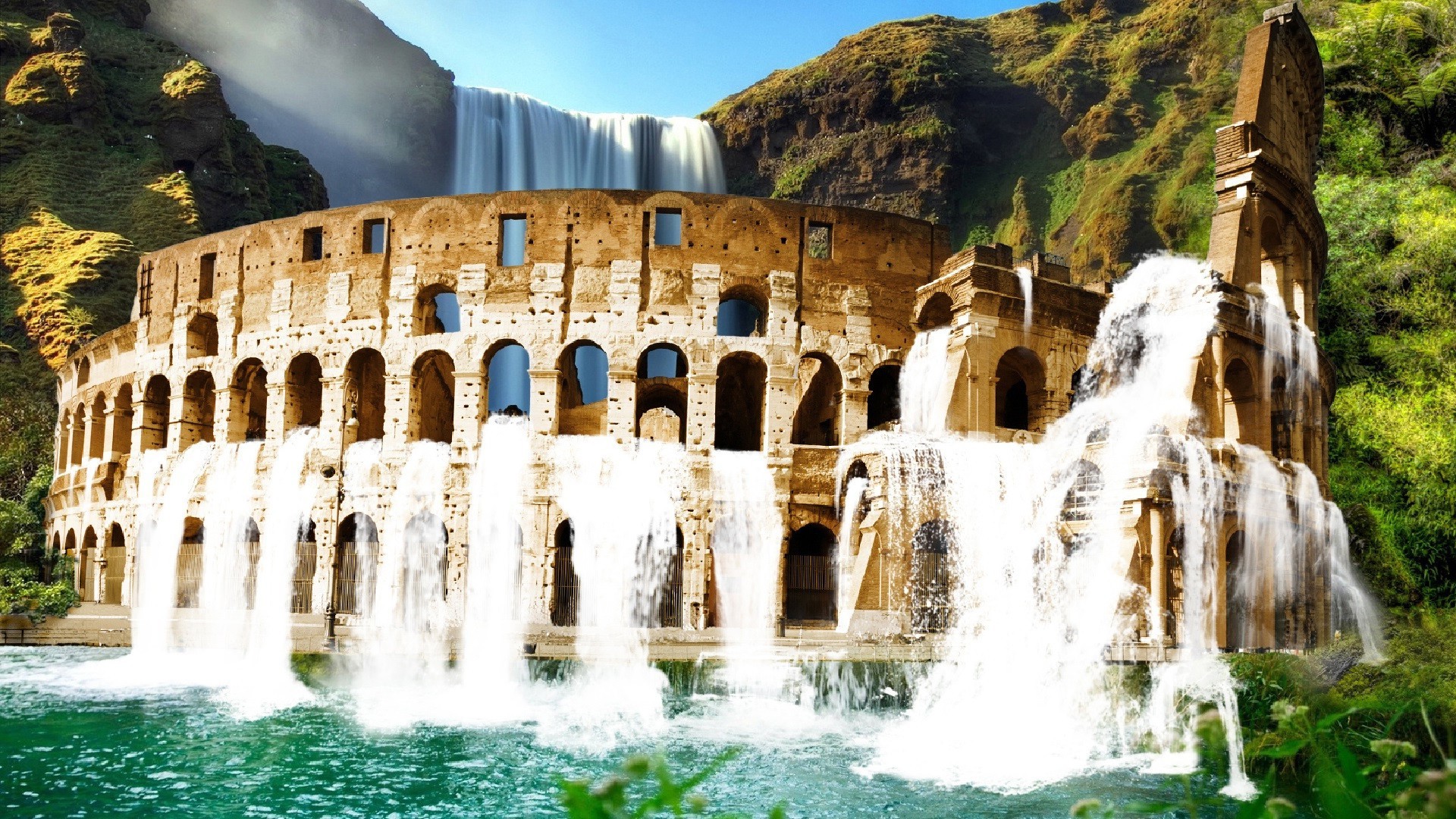 fotografia viaggi architettura acqua turismo pietra antico cielo all aperto casa vecchio arco punto di riferimento fontana vacanza