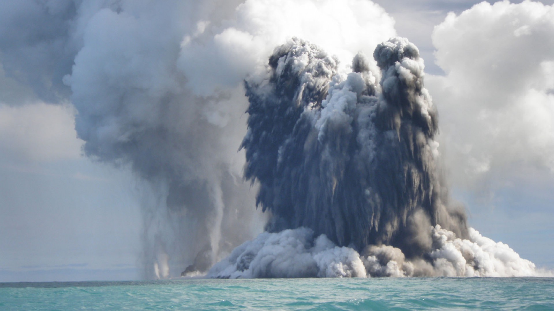 the volcano water nature eruption travel outdoors volcano