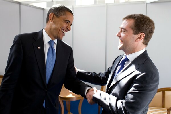 Medvedev y Obama son amigos