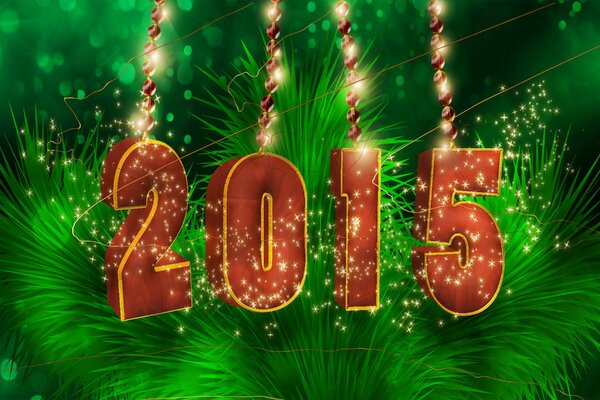 New Year 2015, beautiful wallpaper