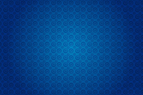 Illustration of blue circles in blue