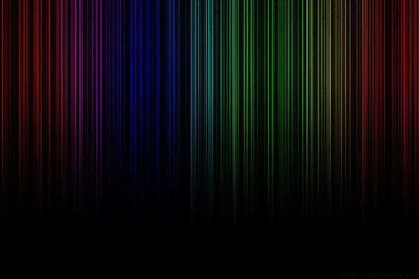 Designer wallpaper in rainbow colors