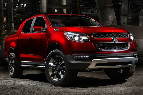 New red SUV