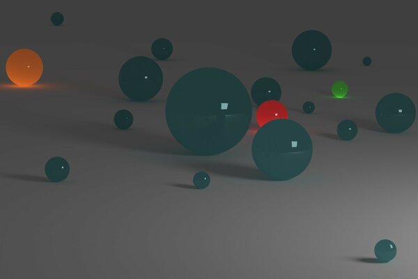 Volumetric balls on the desktop