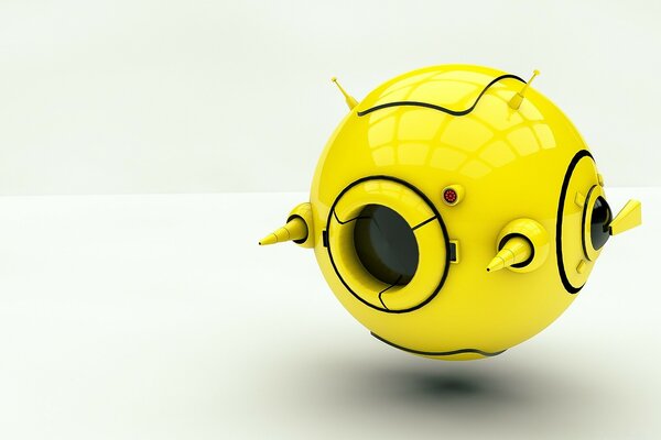 A toy model of a yellow robot ball