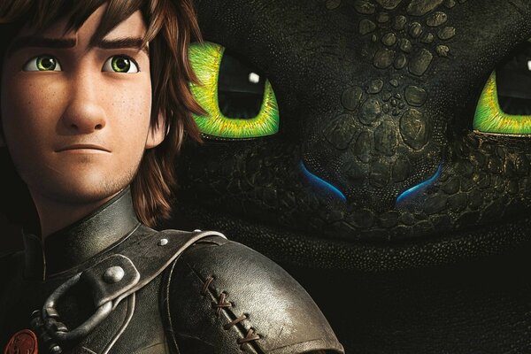 How to train a dragon cartoon