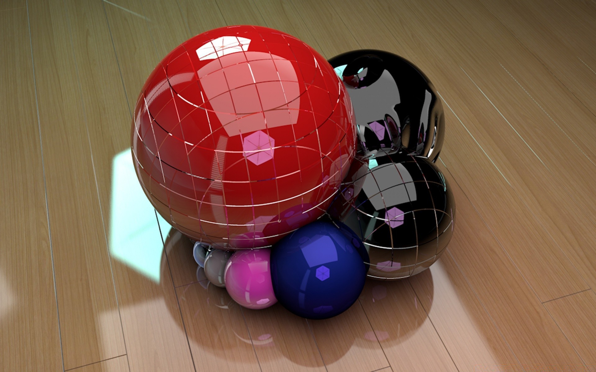 gráficos 3d bola madeira desktop madeira