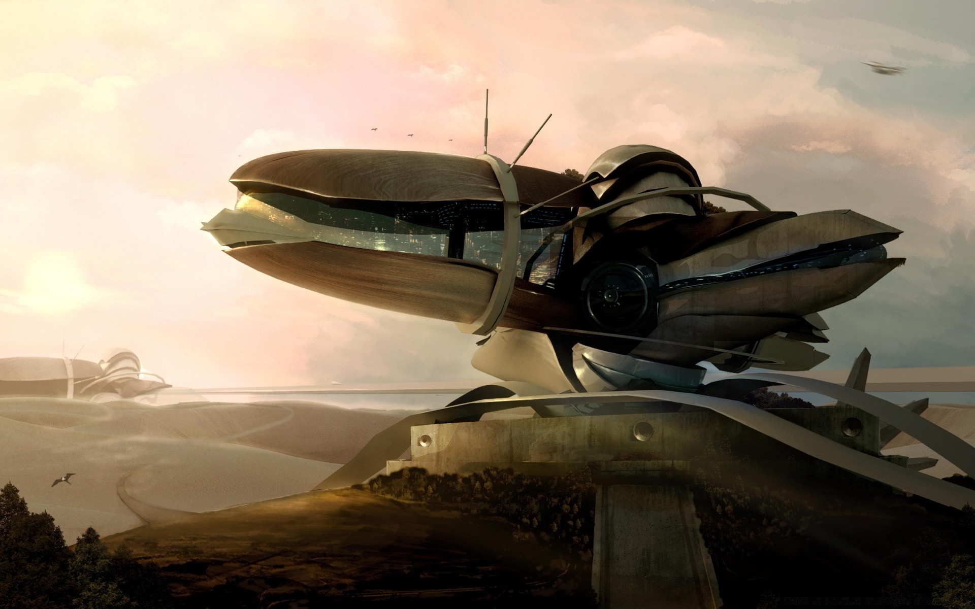 3d графика самолет самолет автомобиль военные войны транспортная система небо путешествия закат рассвет армия