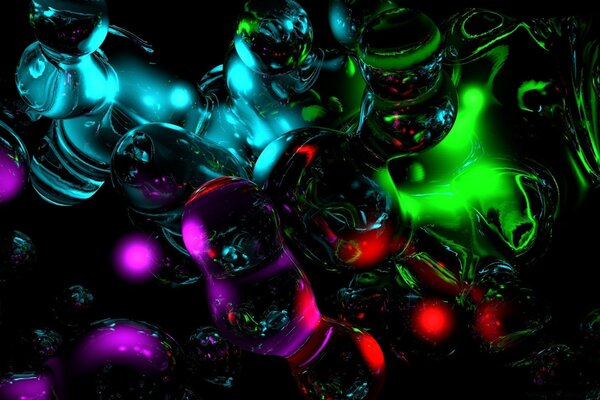 3d graphics. Christmas Abstract