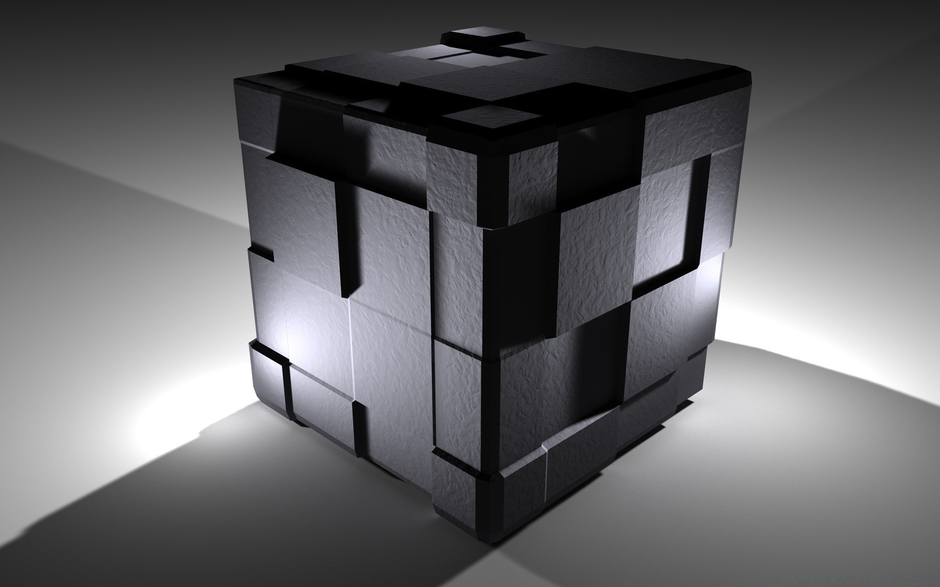 3d graphics box abstract show cube desktop business illustration