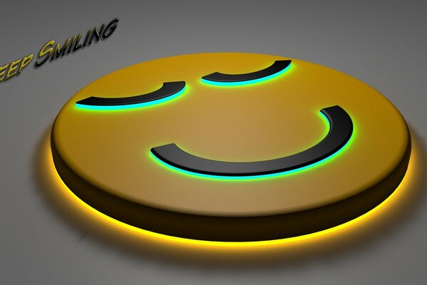 Smiley di pan di zenzero del computer sorridente