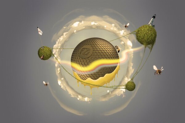 Gráficos 3D esfera de la bola