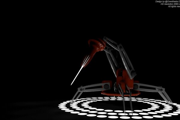 3 d technologie de mouvement graphique sombre