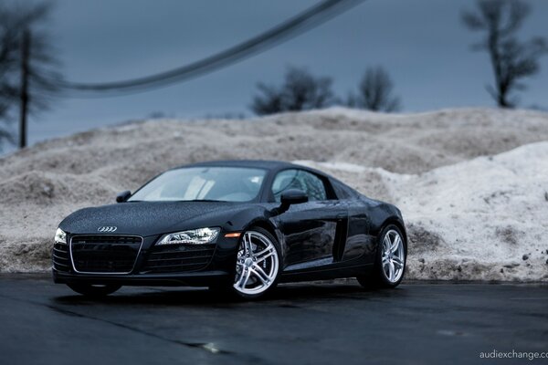 Audi R8-spostamento dell obiettivo inclinato