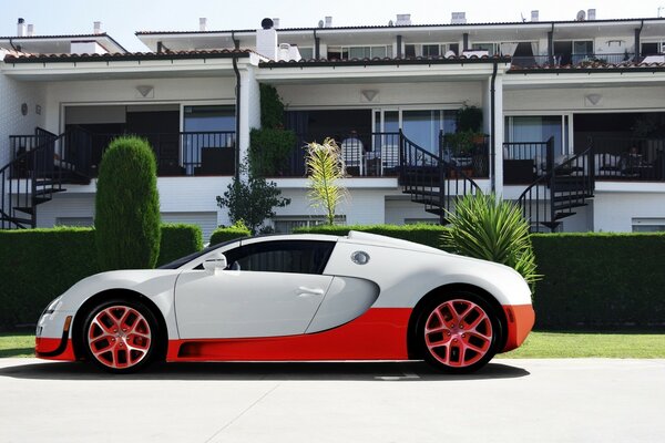 Expensive car at home