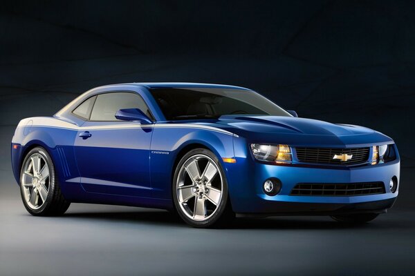 Car. Chevrolet blue