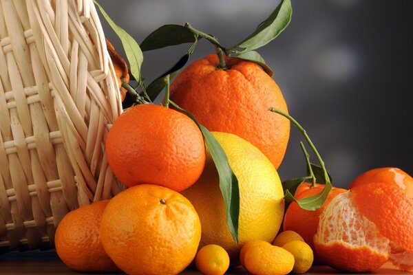 As tangerinas são as mais frutadas das frutas cítricas