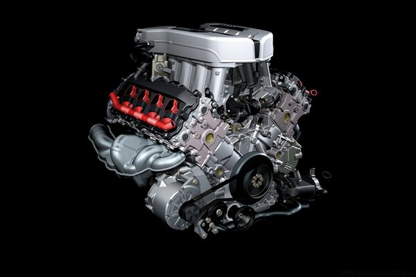 Technologically powerful new car engine