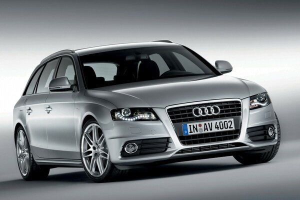 Grey new Audi for Advertising